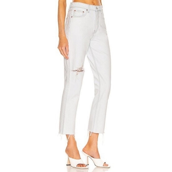 GRLFRND High Rise Straight Leg Crop in Ojai JEANS - Picture 3 of 12